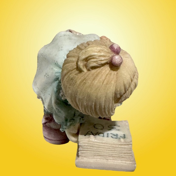 Vintage ENESCO “A Little Behind In My Schedule “ 2” Figurine - Picture 4 of 8